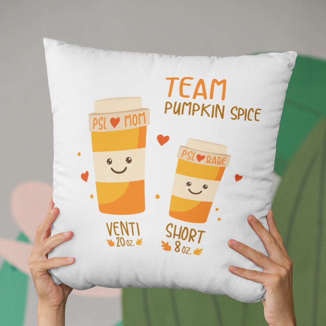 Pumpkin Spice Latte Throw Pillow