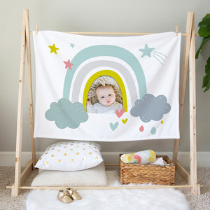 YOUR Baby Under The Rainbow｜Personalized Baby Blanket