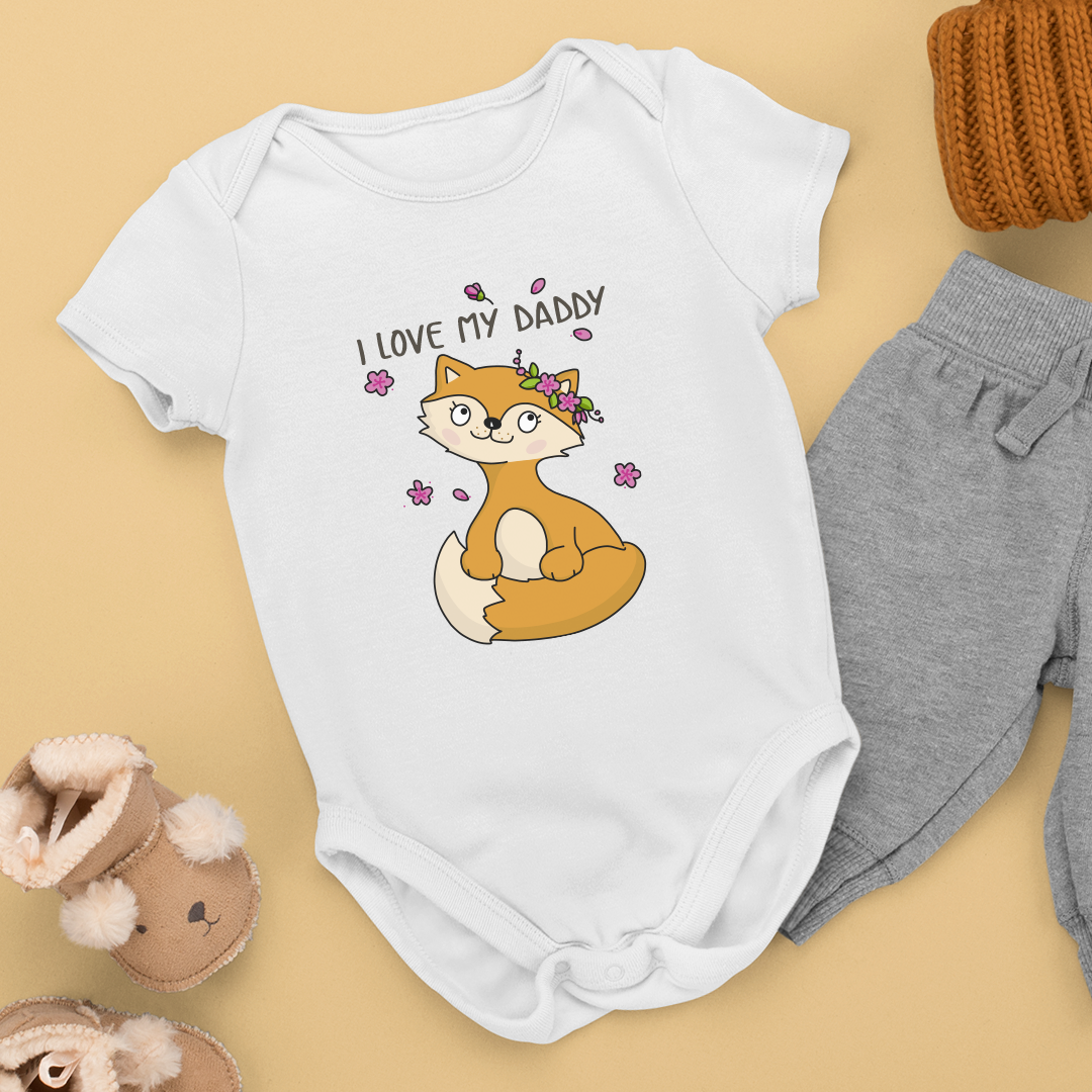 I love my daddy baby clothes cheap