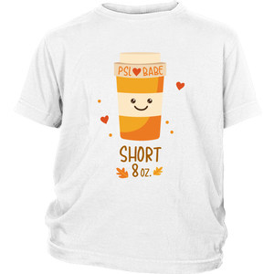 Pumpkin Spice Latte T-Shirt Set Youth "Babe"